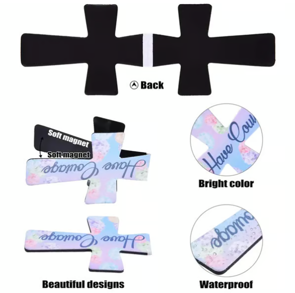 📖16 τεμάχια μαγνητικοί σταυροί σελιδοδείκτες δώρα για μελέτη της Βίβλου, αναγνώστες, δασκάλους, μαθητές🌸✝️